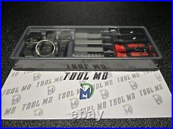 Snap-on Tools USA NEW RED & BLACK Interchangable Feeler Blade Gauge Set FB336RNB