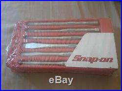 Snap-on interchangeable shank screwdriver set 6 piece blade set SGDMRC60