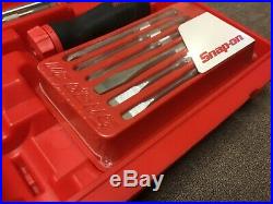 Snap on tools screwdriver set RED soft grip with ratcheting blade set snap-on