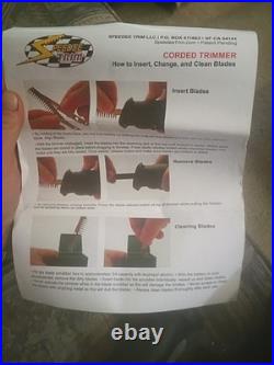Speedee Trimmer With Piranha Blade Set Complete Unit New in Box