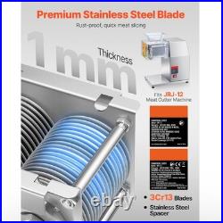 Stainless Steel Blade Set for Meat Cutter, 5mm Slice, Easy Clean