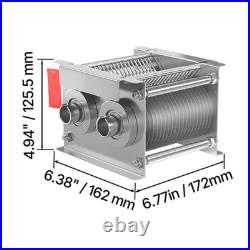 Stainless Steel Blade Set for Meat Cutter, 5mm Slice, Easy Clean