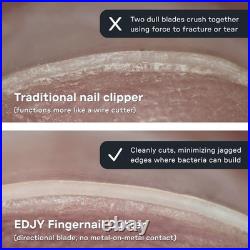 Stainless Steel Fingernail Cutter Set 4-Pack Nail Clippers for Precision Trimm