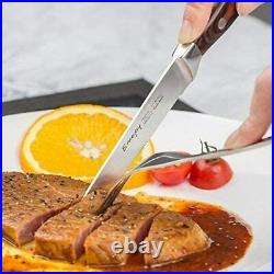 Steak Knife Set Dining Knives Sharp Blade German Stainless Steel 8-Piece Pack