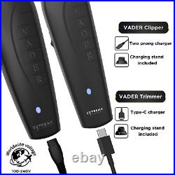 Supreme Trimmer 2-in-1 Vader Clipper & Trimmer DLC Set STC5098 & ST3778 Black