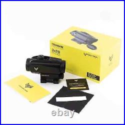 Swampfox Trihawk 3x30 Prism Scope Shake'N Wake Trident MOA Red/Green Reticle