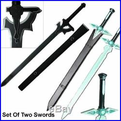 Sword Art Online Kirito Sword Set Elucidator/Dark Repulsor SAO Blade Anime Gift