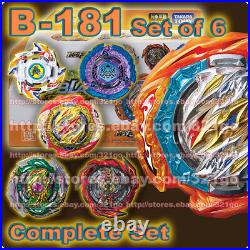 Takara Tomy Beyblade DBB-181Random Bosster Vol. 25RB 25Complete SetSet of 6