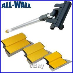 TapeTech Drywall Finish Smoothing Blade Set 7-10-12 Knives + Extension Handle