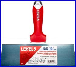 Taping Knife Set, Blue Steel Pro-Grade Sheetrock Gyprock Drywall Plaste