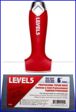 Taping Knife Set, Blue Steel Pro-Grade Sheetrock Gyprock Drywall Plaste