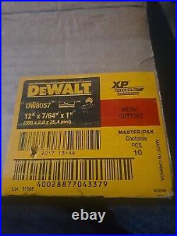 Ten 12 DEWALT CHOP SAW BLADES DW8057 Type 1