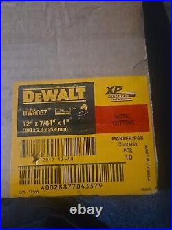 Ten 12 DEWALT CHOP SAW BLADES DW8057 Type 1