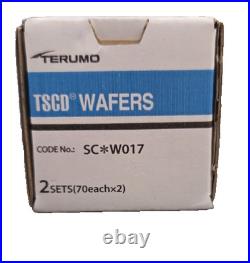 Terumo TSCD SCW017 Sterile Tubing Welder Wafers (2 Sets × 70) New in Box