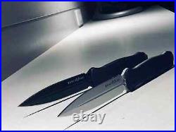 The Infidel Double Threat Set Satin 133 Black 133BK New Boxed Pair