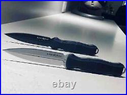 The Infidel Double Threat Set Satin 133 Black 133BK New Boxed Pair