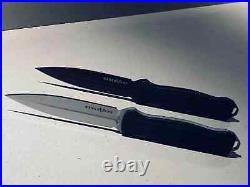 The Infidel Double Threat Set Satin 133 Black 133BK New Boxed Pair