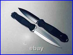 The Infidel Double Threat Set Satin 133 Black 133BK New Boxed Pair