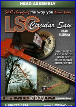 The LimbSaw Company Hydraulic Tractor Attachment Circular brush / limb saw