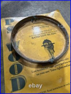 Timber Wolf PS Wood BAND SAW BLADE SET (5) LENGTH 133 ALL NEW SEALED SEE PIC