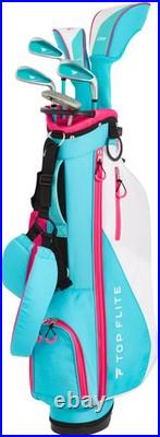 Top Flite Youth Girls Golf Club 9-Piece Complete Set Ages 9-12 Height 53+ RH LH