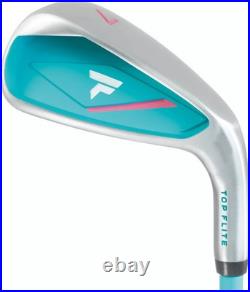 Top Flite Youth Girls Golf Club 9-Piece Complete Set Ages 9-12 Height 53+ RH LH