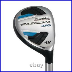 Tour Edge Bazooka 370 Mens Complete Set (Steel Uniflex, 17pc) Golf Clubs NEW