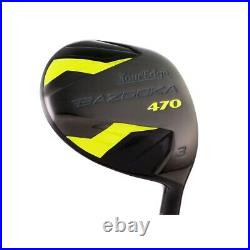 Tour Edge Golf Bazooka 470 Black Complete Set-Steel Shaft-RH