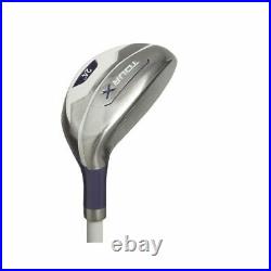 Tour X Size 3 (Age 12+) 5pc Jr Golf Set withStand Bag Right Hand Purple