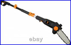 Tree Trimmer Pole Saw Electric Chainsaw Pruner 5-7' Telescoping 12' Branch Reach