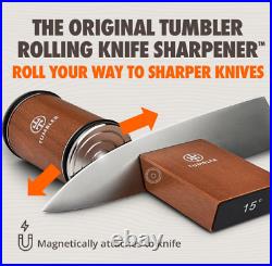 Tumbler Diamond Sharpener Set Tumbler Rolling Knife Sharpening 15° And 20° Angle