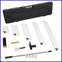Uimoso Drywall Skimming Blade Set Knife Combo 10/16/24/32/40 in & 34-81in Handle
