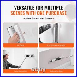 Uimoso Drywall Skimming Blade Set Knife Combo 10/16/24/32/40 in & 34-81in Handle