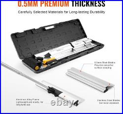 VEVOR Drywall Skimming Blade Set, 7/10/14/16/24 in Skimming Blades + 34-81.6 in