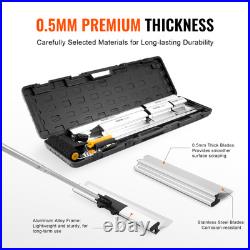 VEVOR Drywall Skimming Blade Set Knife Combo 7/10/14/16/24in + 34-81.6 in Handle