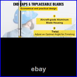 VEVOR Skimming Blade Set, 10+16+24 Blades + 35-78 Extension Handle, European