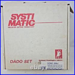 VTG Systimatic Fine Dado Saw Blade Set Precision Cutting 6 16 Tooth NIB