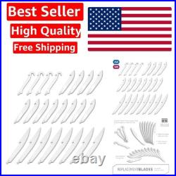 Versatile 24-Piece Knife Blade Set with Sharp-Point & Boning Blades for Outdoors