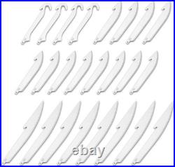 Versatile 24-Piece Knife Blade Set with Sharp-Point & Boning Blades for Outdoors