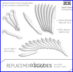 Versatile 24-Piece Knife Blade Set with Sharp-Point & Boning Blades for Outdoors