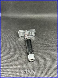 Vintage Adjustable TTO safety razor GIBBS 15 Set New Blade Dispenser France