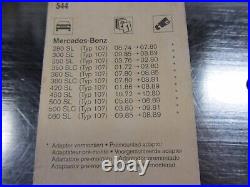 Vintage Mercedes W107 OE Wiper Blade Set, 107 820 03 45, 116 820 03 45