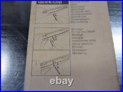 Vintage Mercedes W107 OE Wiper Blade Set, 107 820 03 45, 116 820 03 45