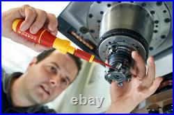 WIHA 42267 13 Pc SpeedE VDE Electric Insulated Screwdriver Torque & Blades Set 2