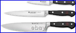 WUSTHOF Classic Blade Set with 3 Chef's Knives Germany NEW