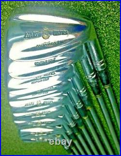 Walter Hagen HAIG ULTRA Contour Sole Iron Set 2-PW RH Stiff / New Grips /mm4921