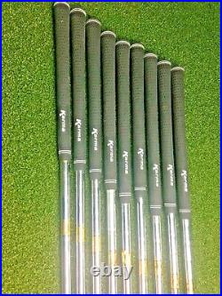 Walter Hagen HAIG ULTRA Contour Sole Iron Set 2-PW RH Stiff / New Grips /mm4921