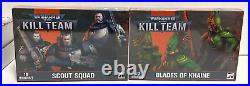 Warhammer 40K Kill Team Lot of 2 Sets Blades of Khaine + Scout Squad 2024 GSW