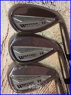 Warrior Custom Golf TE Wedge Set Gap GW 52° Sand SW 56° Lob LW 60° New Grips VGC