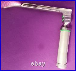 Welch Allyn Fiber Optic Laryngoscope Set Model MIL5072 3 blades NOB